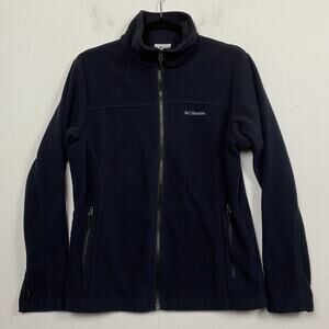 Columbia Women's Black Full Zip Fleece Jacket Size Large